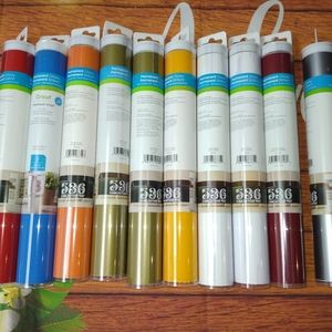 10 Rolls of Cricut Vinyl 12 x 48 Permanent Glossy